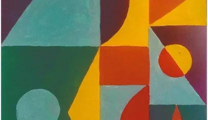 Выставка «Геометрическая абстракция. Энергия цвета и формы». Живопись Александра Самоделова